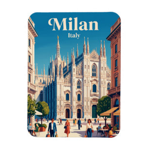 Milan, Lombardy, Italy Magnet