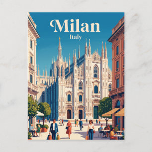 Milan, Lombardy, Italy Postcard