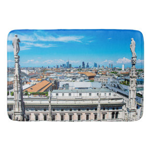 Milan skyline bath mat