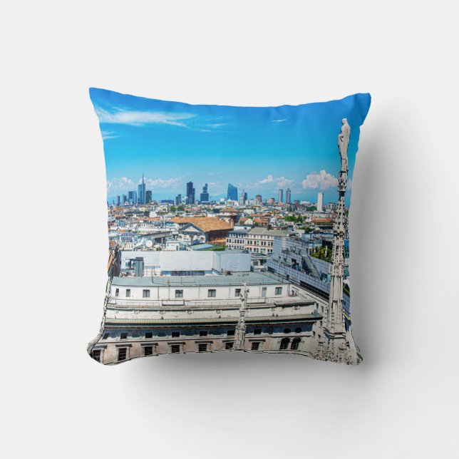 Milan skyline cushion (Front)