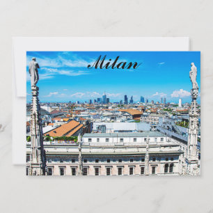 Milan skyline in Italy