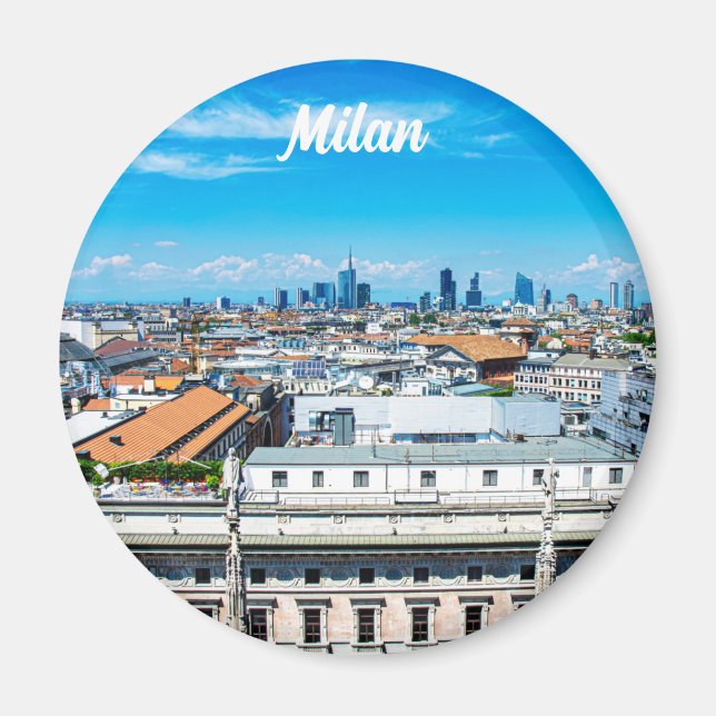 Milan skyline magnet (Front)