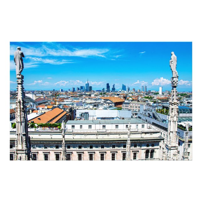 Milan skyline photo print (Front)