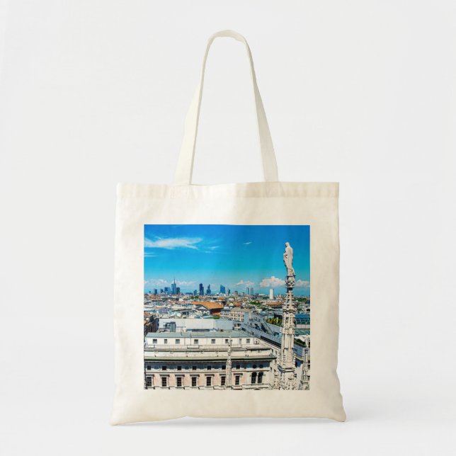 Milan skyline tote bag (Front)