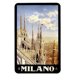 Milan Vintage trip Magnet