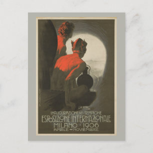 Milan World's Fair 1906 Postcard
