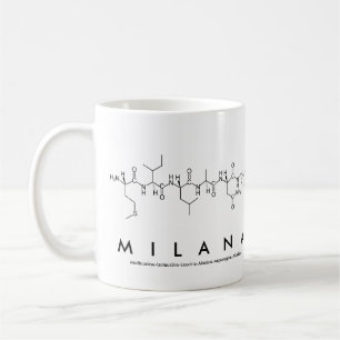 Milana peptide name mug