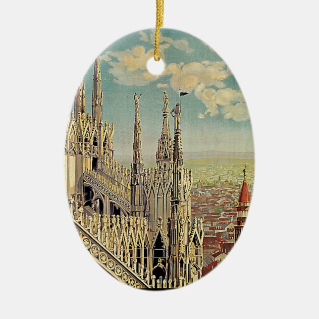 Milano Ceramic Ornament (Front)