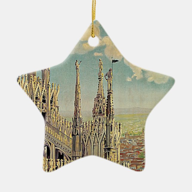 Milano Ceramic Ornament (Front)