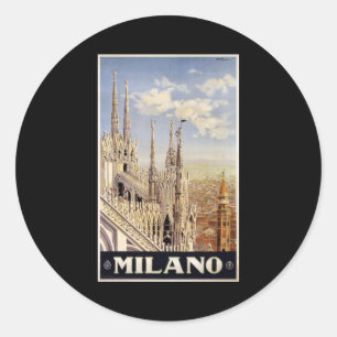 Milano Classic Round Sticker
