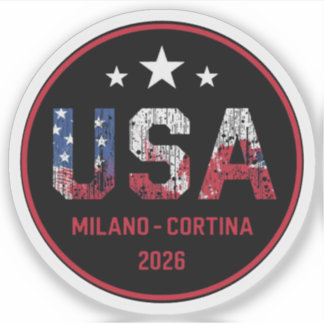 Milano Cortina 2026 Vintage Ski resort usa hockey