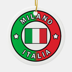 Milano Italia Ceramic Ornament