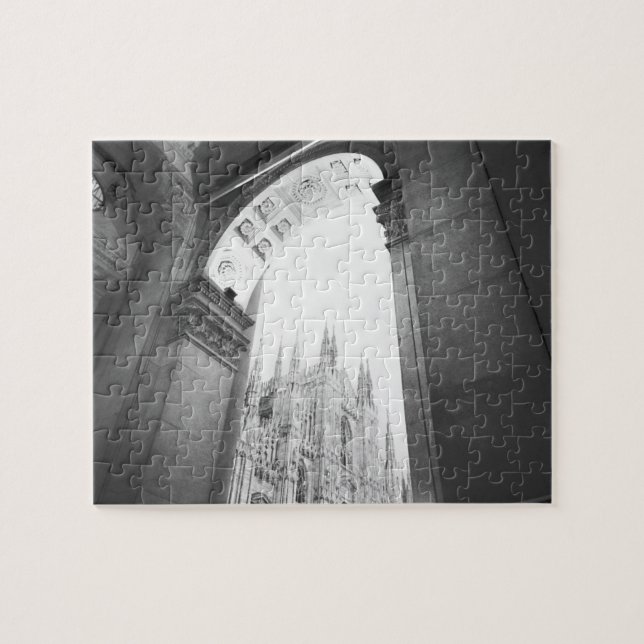Milano Italy, Galleria View of the Duomo Jigsaw Puzzle (Horizontal)