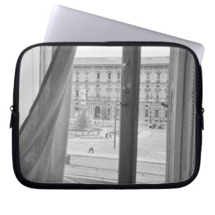 Milano Italy, View from La Scala Opera Window Laptop Sleeve