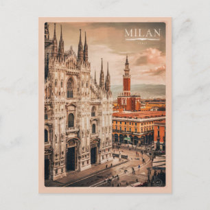 Milano, Milan Cathedral  Postcard