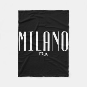 Milano Milan Italy Clic Graphic Designer Fashion S Fleece Blanket