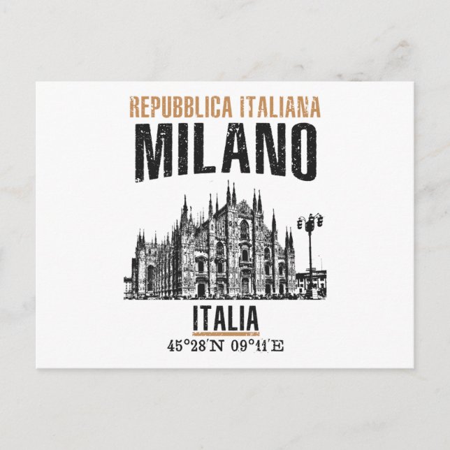 Milano Postcard (Front)