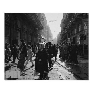 Milano rush hour poster