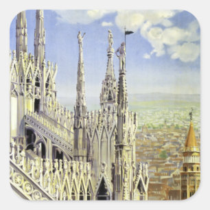 Milano Square Sticker