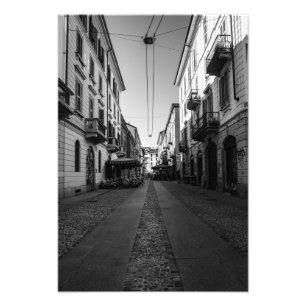 Milano Urban Sunset Walk. Photo Print