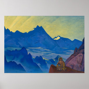 Milarepa, the One Who Harkened by Nicholas Roerich Poster