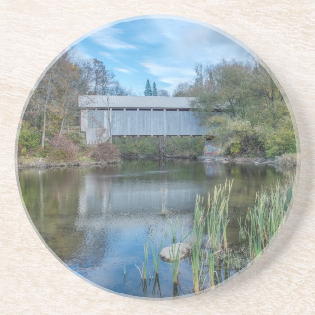 Milby Covered Bridge 2 Coaster (Front)