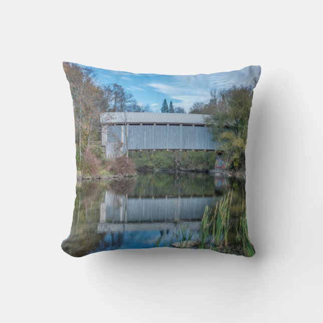 Milby Covered Bridge Cushion (Front)