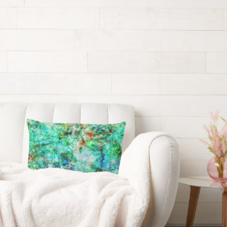 Mild blue abstract Throw Pillow,Minimalis abstract Lumbar Cushion