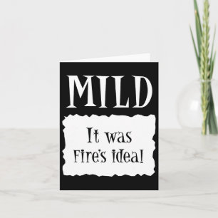 Mild - Hot Packet Halloween Taco Costume 1  Card