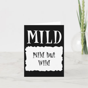 Mild - Hot Packet Halloween Taco Costume Card