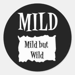 Mild - Hot Packet Halloween Taco Costume Classic Round Sticker