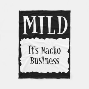 Mild - Hot Packet Halloween Taco Costume Fleece Blanket