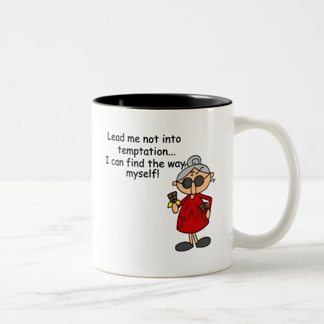 Mildred Temptation Tshirts and Gifts Two-Tone Coffee Mug (Right)