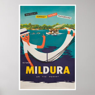 Mildura Victoria Art Australia Travel Poster