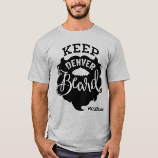 Mile High Author Event "Keep Denver Beard" - Men's T-Shirt