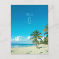 MILE ZERO postcard