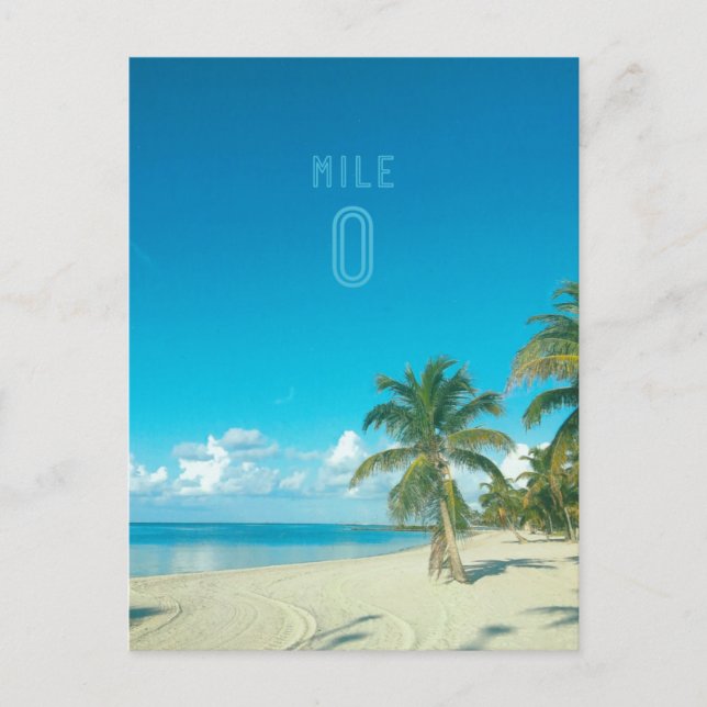 MILE ZERO postcard (Front)