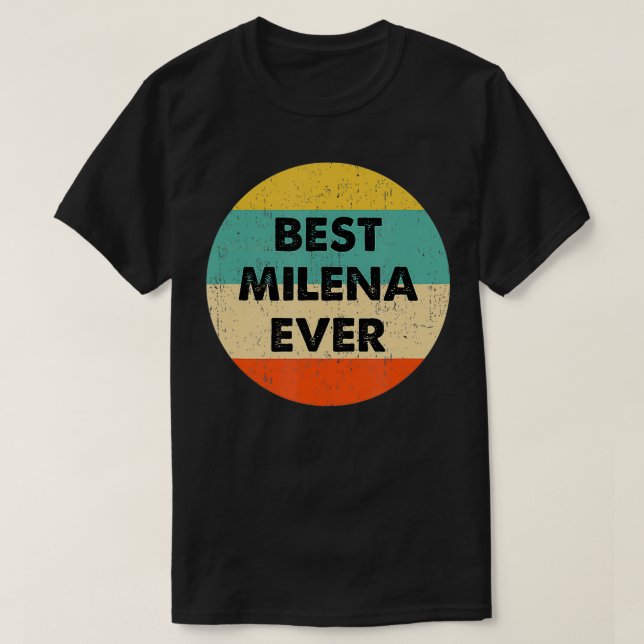 Milena Name  T-Shirt (Design Front)