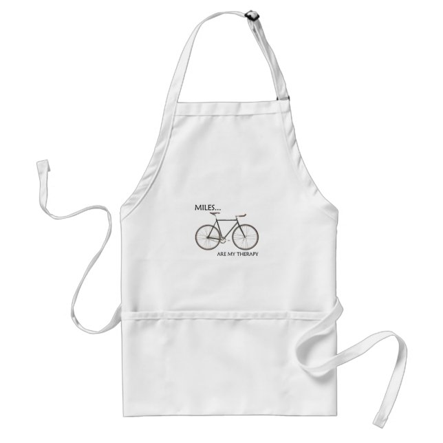 MIles Are My Therapy Standard Apron (Front)