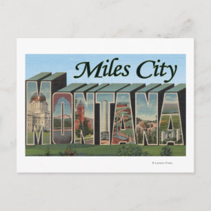 Miles City, Montana Postcard