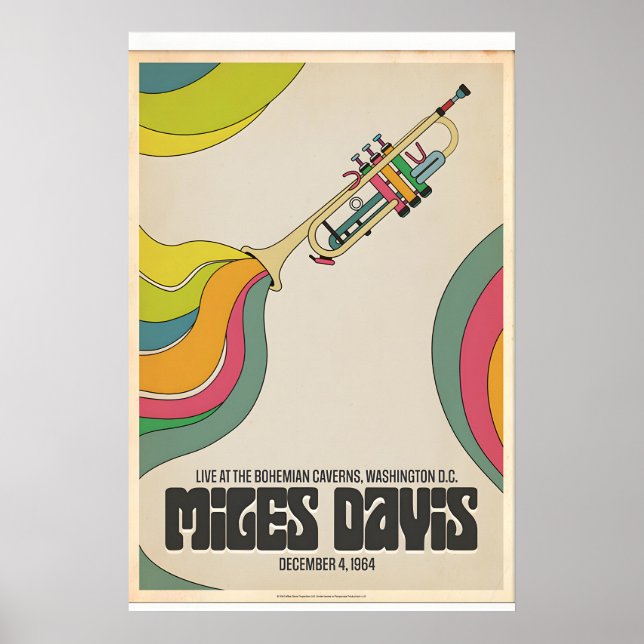Miles Davis Live in Washington DC, Original Print (Front)