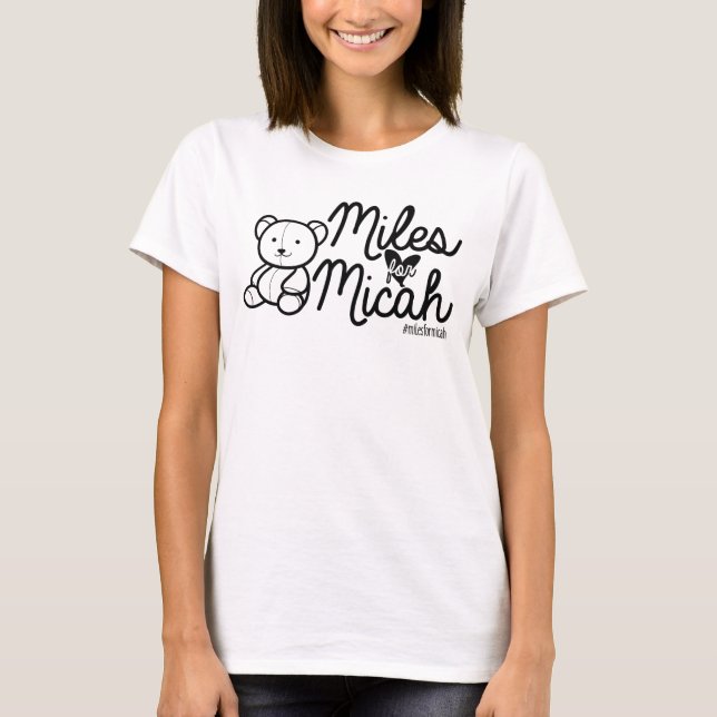 Miles for Micah New Balance tank (Front)