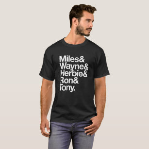Miles & Wayne & Herbie & Ron & Tony T-Shirt