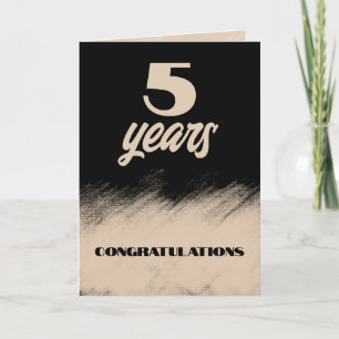 Milestone custom employee anniversary Card