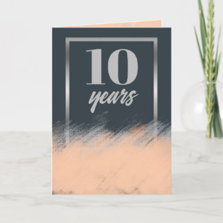Milestone custom employee anniversary Card