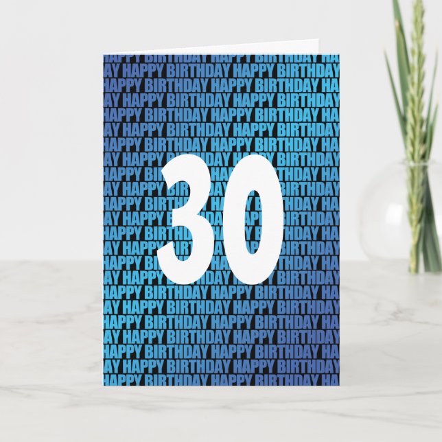 Milestone Happy Birthday Any Age Card (Front)