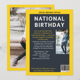 Milestone Magazine: The Birthday Expedition Invitation