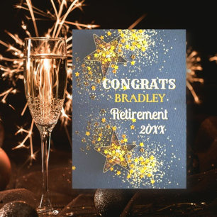 Milestone Moment!! Personalised Retirement card