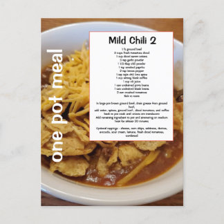 Milf chilli recipe with a secret ingredientPostcar Postcard