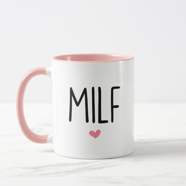 MILF Congratulations Coffee Mug, MILF  Two-Tone Co Mug (Left)
